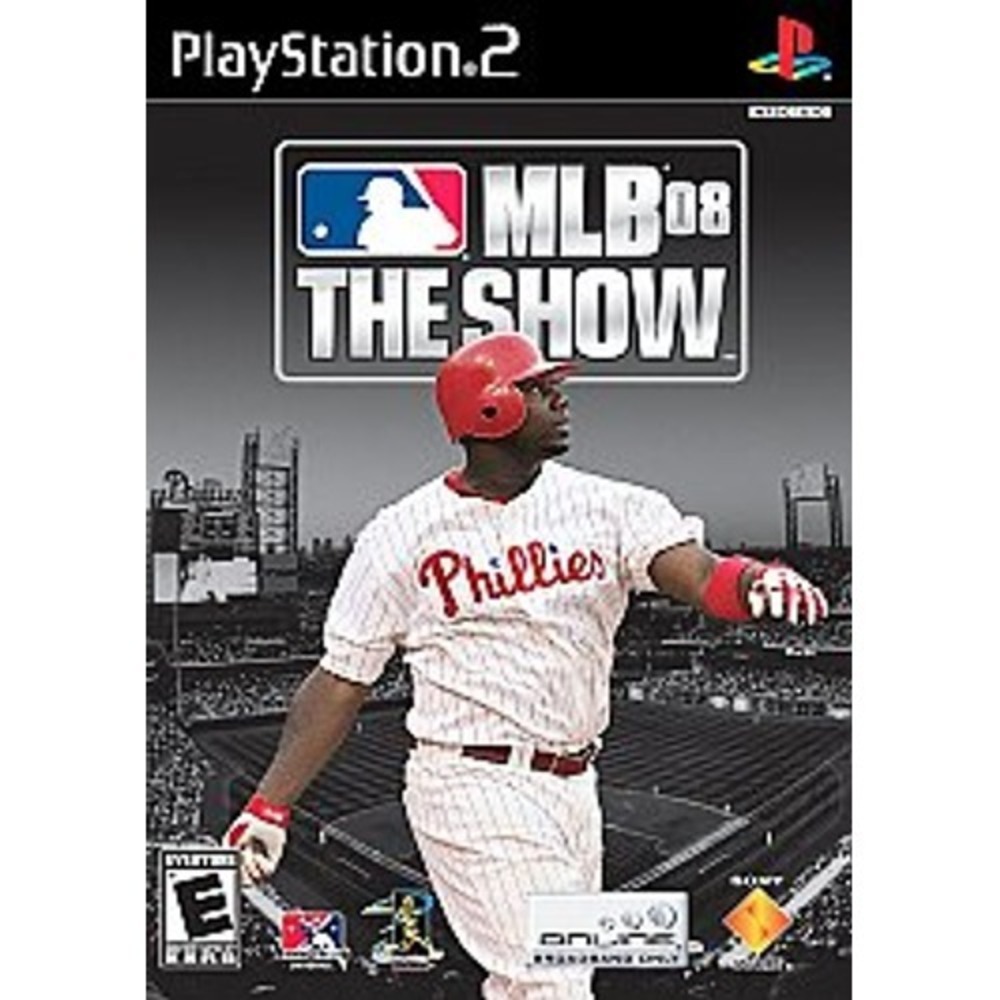 MLB 08 The Show Sony‎ PlayStation 2 PS2 Video Game Ryan Howard Baseball Sports